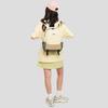 Color-blocking contrasting light backpack women