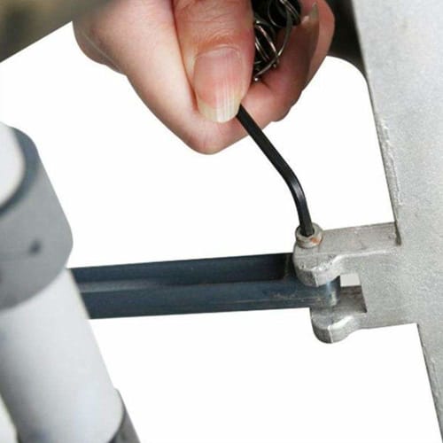 9-Piece Cr-v Hex Key Wrench Set, Includes Star-Shaped L-Type Wrenches, Precision T10, T15, T20, T27, T30, T40, T45, and T50 (Star-Shaped)