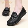 Spring and Summer Leather Women Fashion Casual Flat Leather Shoes