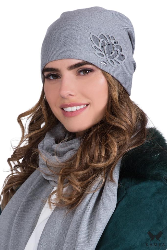 Lotus Women' Hat Color Gray