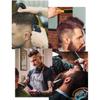 Comb Blade Comb Soft Bristles Brush Scissors Cleaning Brush Men Oil Head Brush Skin Fade Brush