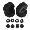 RC Short Course Truck Tires Strong Cushioning 1 10 RC Short Course Truck Wheel with Hex Adapter for ARRMA Black