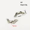 Tibetan Silver Angel Wing & Butterfly Feather Beads for Handmade Jewelry & DIY Accessories