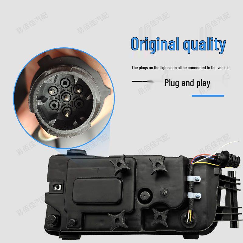 LED Headlight Assembly with Modified Lens for Shacman Dump Truck G5/C7H/G7H