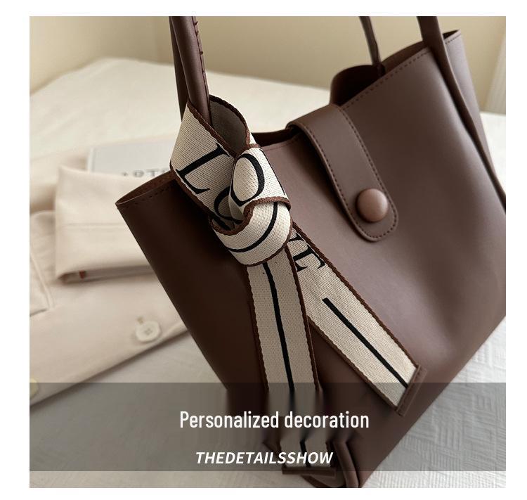 2025 Mode Retro Umhängetasche: Elegante Mutter-Tochter Handtasche mit großer Kapazität