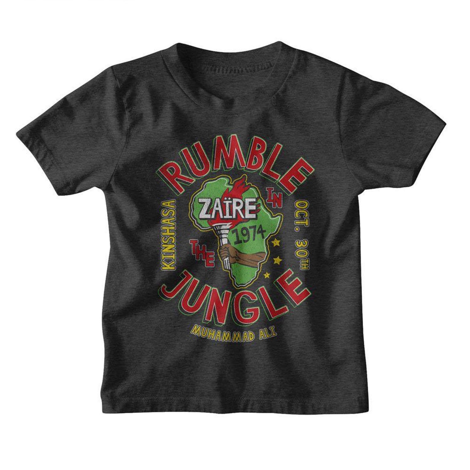 Muhammad Ali RITJ 74 Vintage Smoke Youth T-Shirt XL
