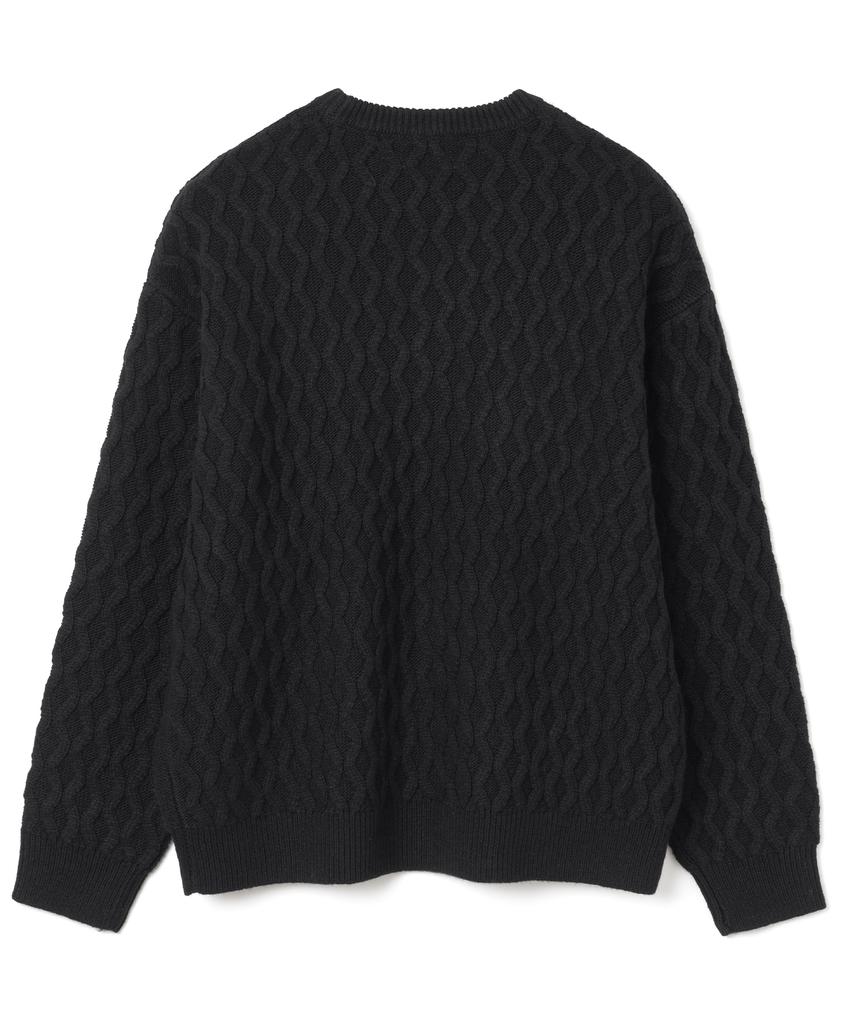 MILLO ARCHIVE Draft Rhombus Knit [Black]