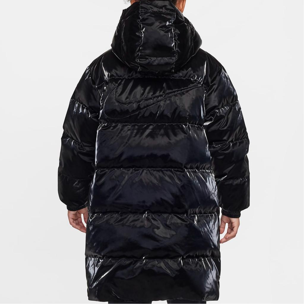 Nike Down Jacket Swoosh Casual Simple Fashion Kids Jackets Black HQ8613-010
