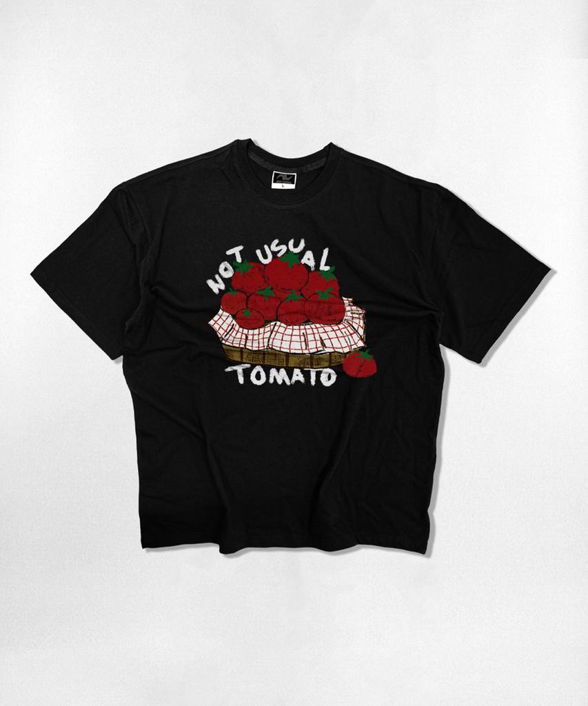 Nasyujeueol Tomato Basket Oversized Short Sleeve T-Shirt 4 Colors