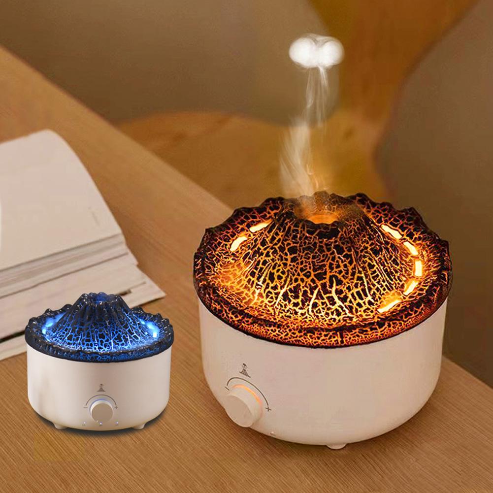 Volcano Humidifier Aromatherapy Diffuser Cool Mist Humidifier Atomizing Humidifier For Office Bedroom Yoga Room