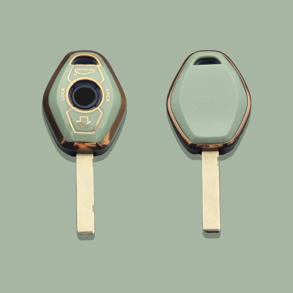 1Pc Car Key Case Cover Protector Shell Holder Car Interior Accessories for BMW 3 5 7 Series E38 E39 E46 E83 M5 325i X3 X5 Z3 Z4