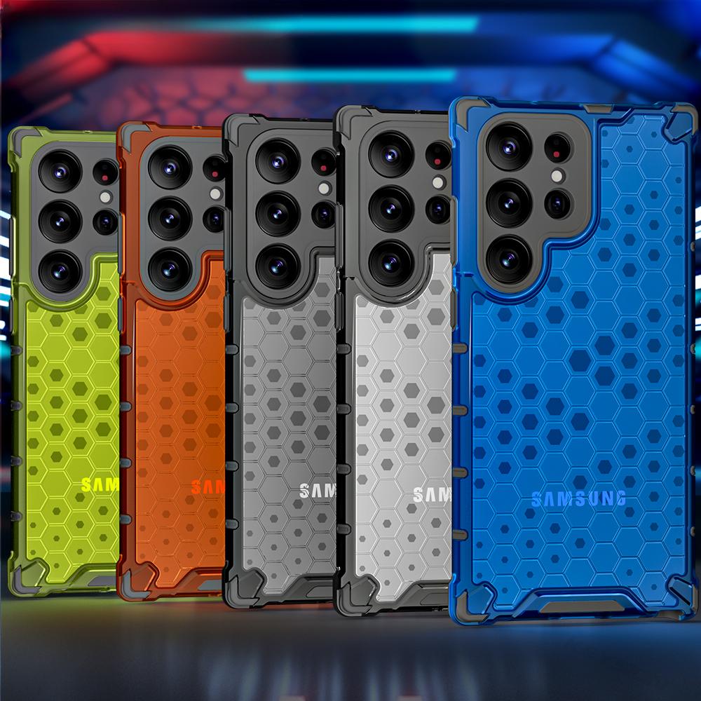 

Противоударный чехол для Samsung S23 Ultra 5G S23 Plus S22 + S21 FE S20, прозрачный сотовый чехол для телефона Galaxy Note 20