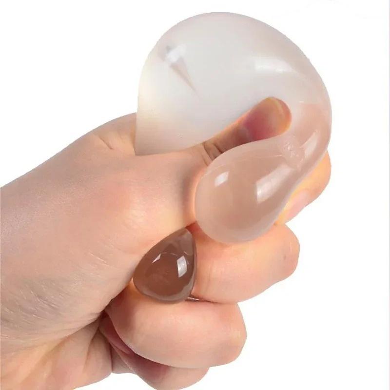 Love Heart Sugar Ball Fidget Color Changing Stress Relief Toy Slow Rise Sensory Fidget Toy Valentine's Gift Party Bag Fillers