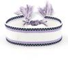 Ethnic Style Woven Bracelet with Embroidered Tassels - D Family DIY Promotion Wristband