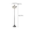 Vintage Iron Art Candlestick: European Retro Nostalgic Ornament for Dining Table or Living Room Decor.
