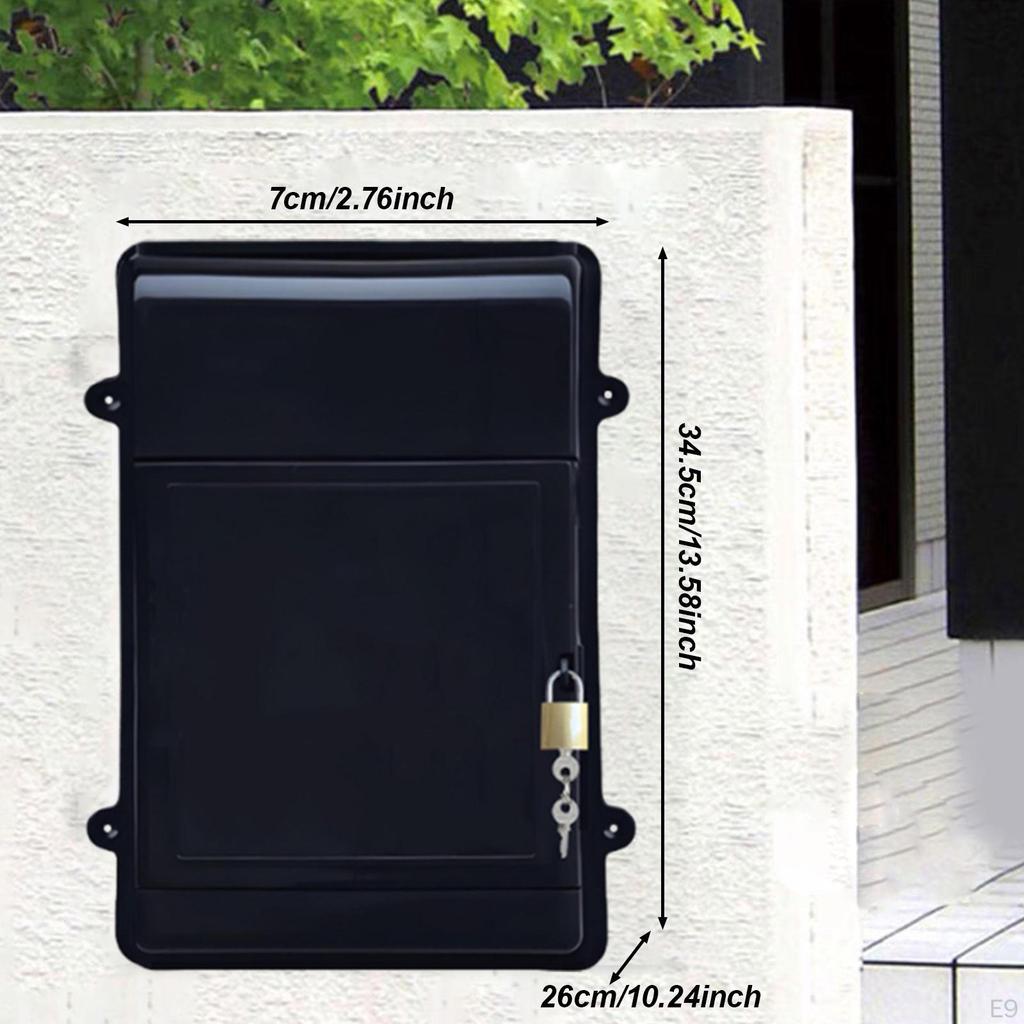 Lightweight And Portable Wall-mounted , Ideal for Newspapers, Envelopes Outdoor Use.