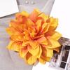 Látková květinová hlava pro řemesla Falešný hedvábný umělý květ hlavy jiřiny pro svatební párty Domácí dekorace na klobouk DIY věnec Scrapbooking