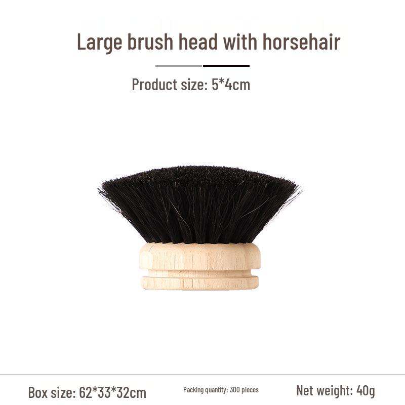 Eco-Friendly Natural Sisal Pot Brush with Soft Coconut & Horsehair Bristles - Replaceable Head for Non-Stick Pans