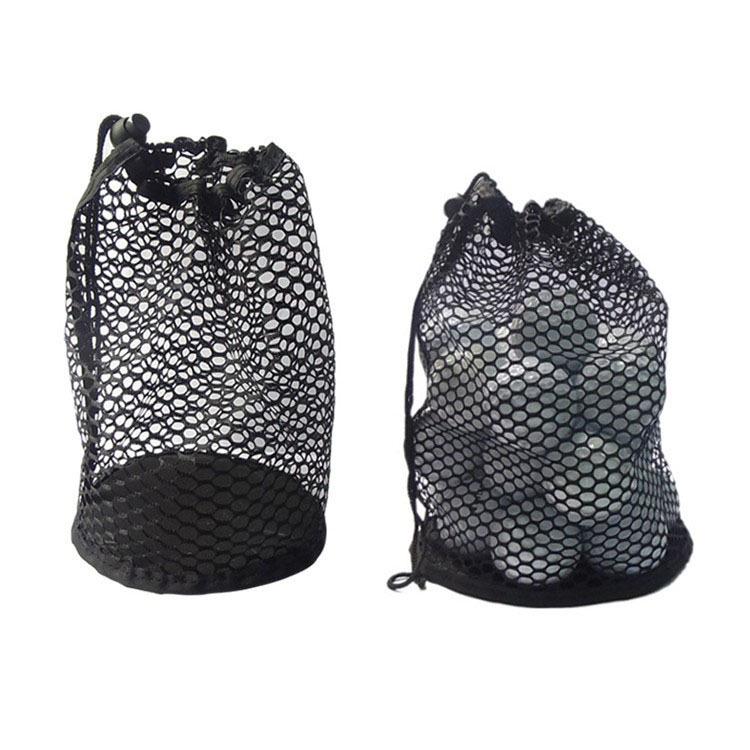 Mesh Nylon Golf Ball Bag - 3 Sizes & Colors Available