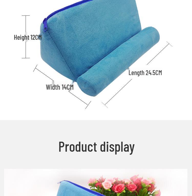 Ergonomic Tablet & Phone Holder Pillow: Versatile, High-End Design for Reading & Car Use