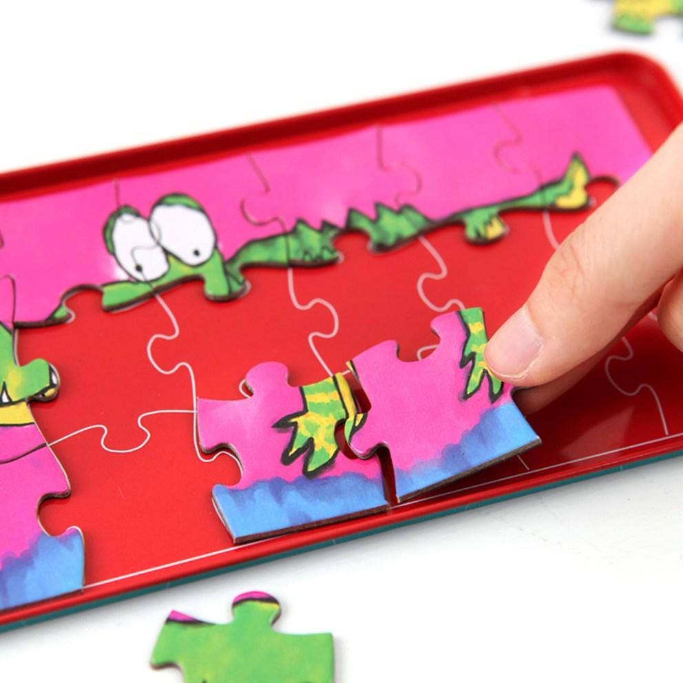 Denksportaufgaben Lila Kuh Magnetisches Puzzle Brettspiel