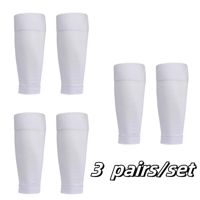 3 perechi Jambiere pentru bărbați Șosete sport pentru baschet fotbal pentru adulți Protecție tibie Șosete pentru gambă Șosete cu suport