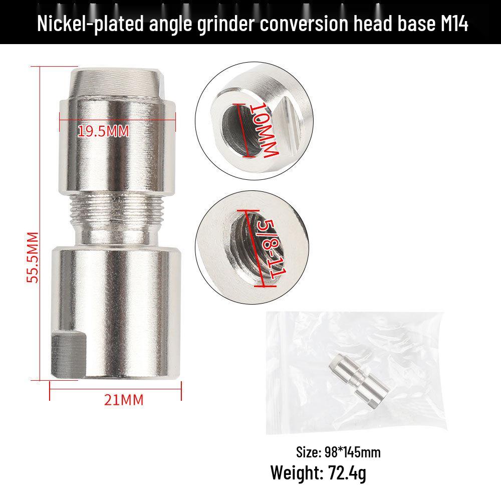 Multifunctional Angle To Straight Grinder Adapter Head