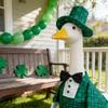 Porch Pet Dog Garden Ornaments Clothing Set