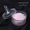 White Crystal Purification Bowl: Demagnetization Stone, Amulet Salt Container, Gem Glass.