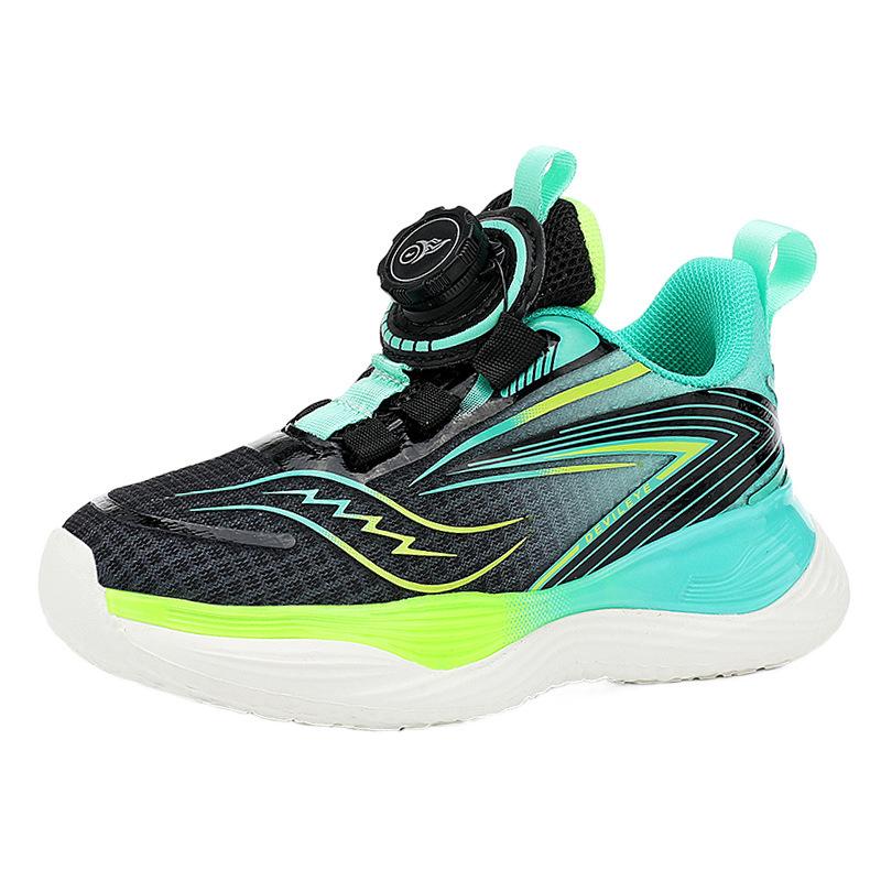 Boys shoes sneakers 2025 new spring children's running dad shoes button trendy brand older children's boys spring and autumn