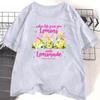 When Life Gives You Lemons Bedruikt T-shirt Dames Grappig Maak Limonade T-shirt Retro Katoen Korte Mouw Ronde Hals Dameskleding