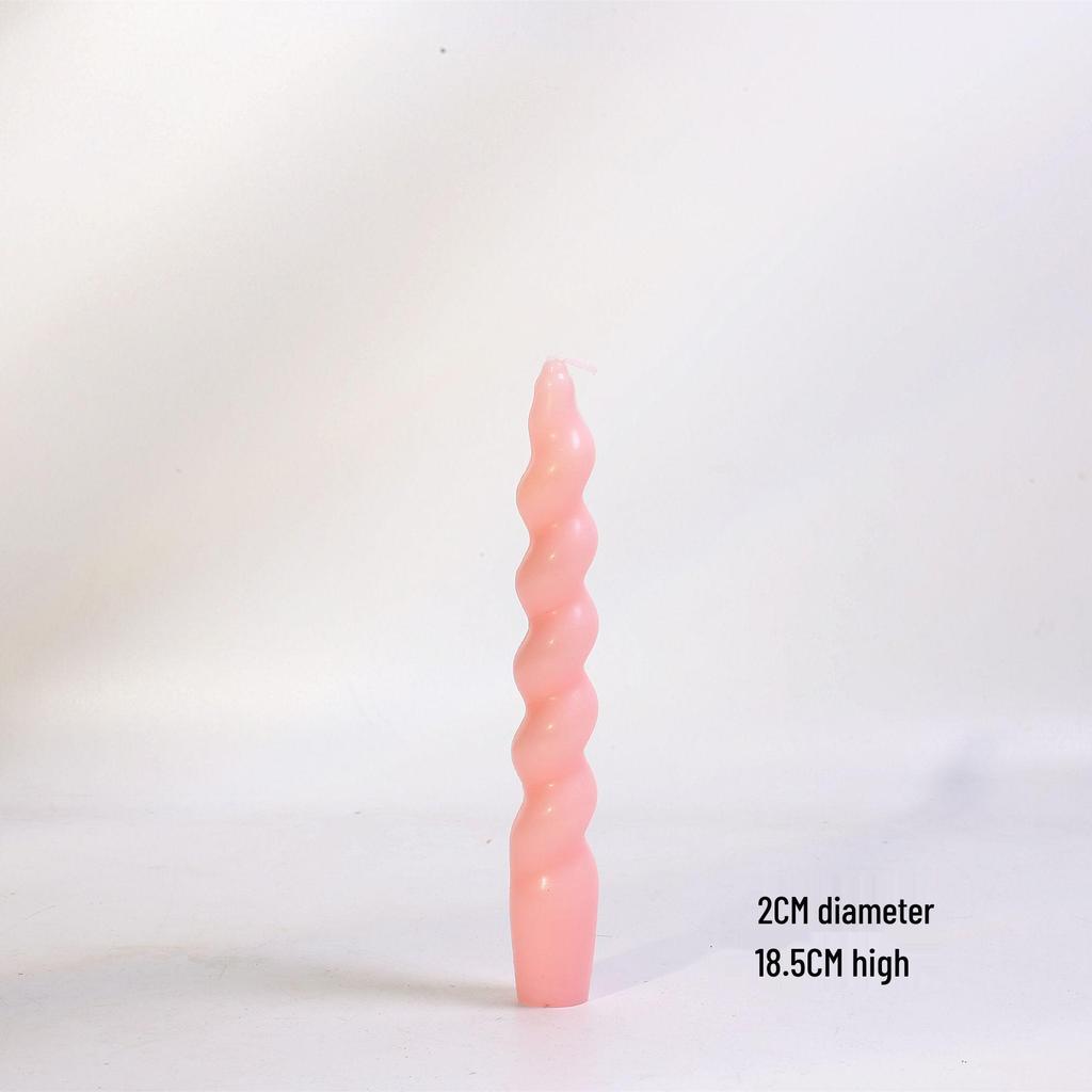 Castiçal de Vidro Transparente Canelado para Aromaterapia e Decoração de Fotografia