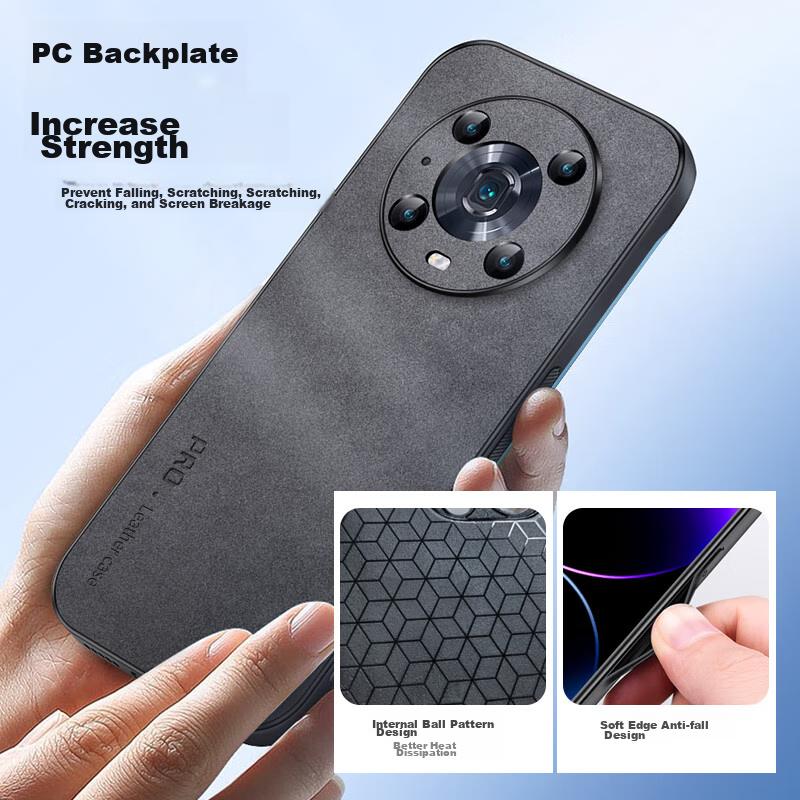 Honor Magic4 Pro Phone Case, Huawei HONOR Magic4 Pro Protective Cover, Shockproof Full Coverage Soft, Luxury Outer Casen, Black