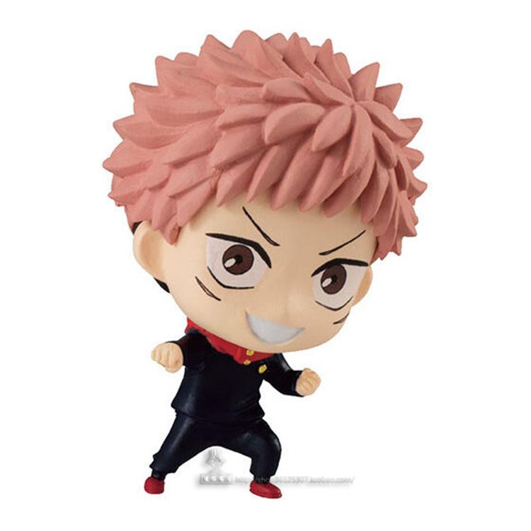 Gashapon Jujutsu Kaisen Anime Action Figurine Itadori Inumaki Toge Fushiguro Miwa Kasumi Toudou Aoi Hanami Collectible Gift Toys Kid Friendly