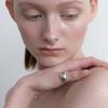 LOVE ME MONSTER [Silver] Bold Moon Ring (L251MRI010)