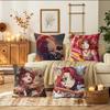Anime T-Tomoe Udagawa Pillow Cover For Bedroom Room And Living Room Sofa Decorative Cushion Cover