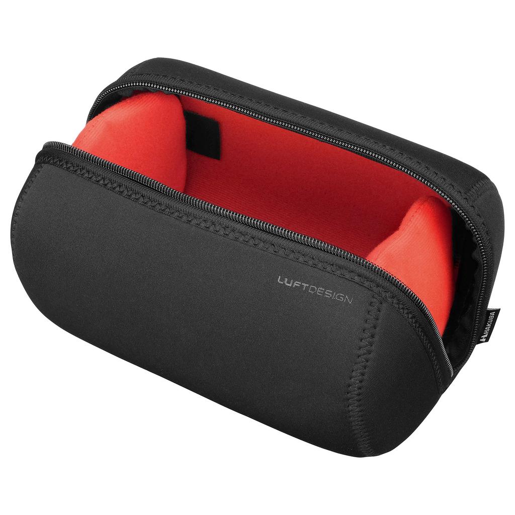 HAKUBA Luft Design Slim Fit Lens Lens Pouch with Detachable Inner Black Case, 120-190mm, Cushion, (KLP-LS1219BK)