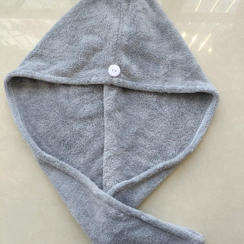 1PC Microfiber Hair Fast Drying Dryer Towel Bath Wrap Hat Quick Cap Turban Dry Quick Drying Lady Household Bath Tool