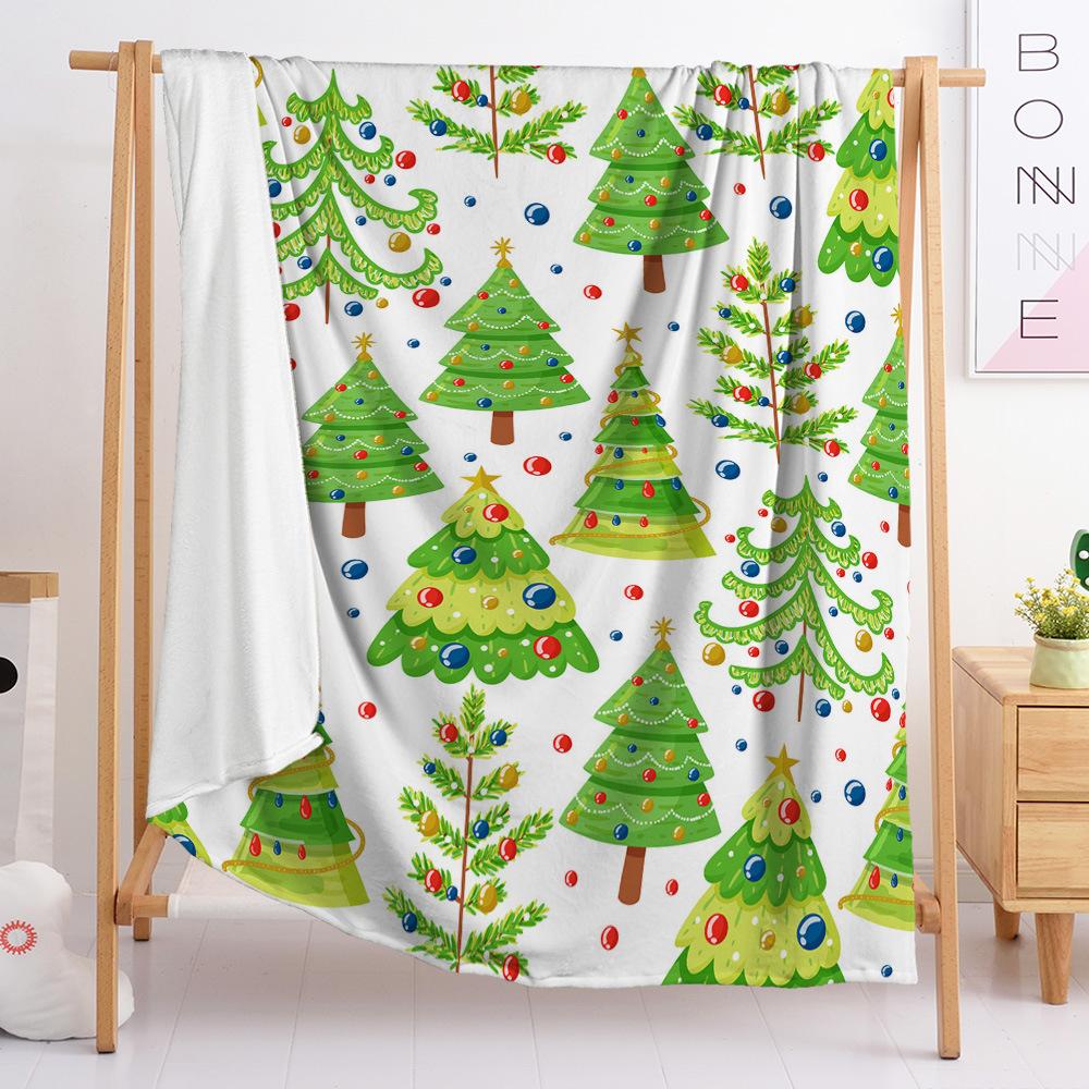 3D Digital Printed Christmas Blanket Flannel Blanket Fur Blanket Spring And Autumn