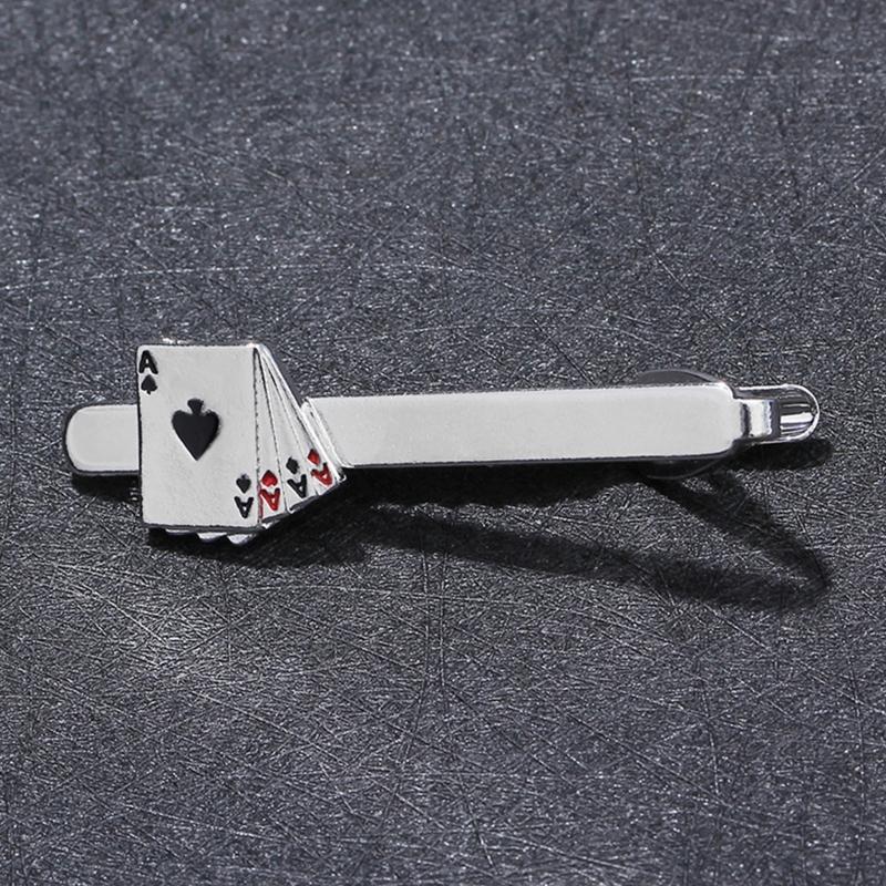 Pince à Cravate en Alliage pour Homme Mariage Cravate Cravate avec Strass Pince à Cravate pour Gentleman