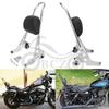 Harley XL883/1200/X48 Rear Backrest with Quick Release Seat Cushion and Luggage Rack for Motorcycle Modification