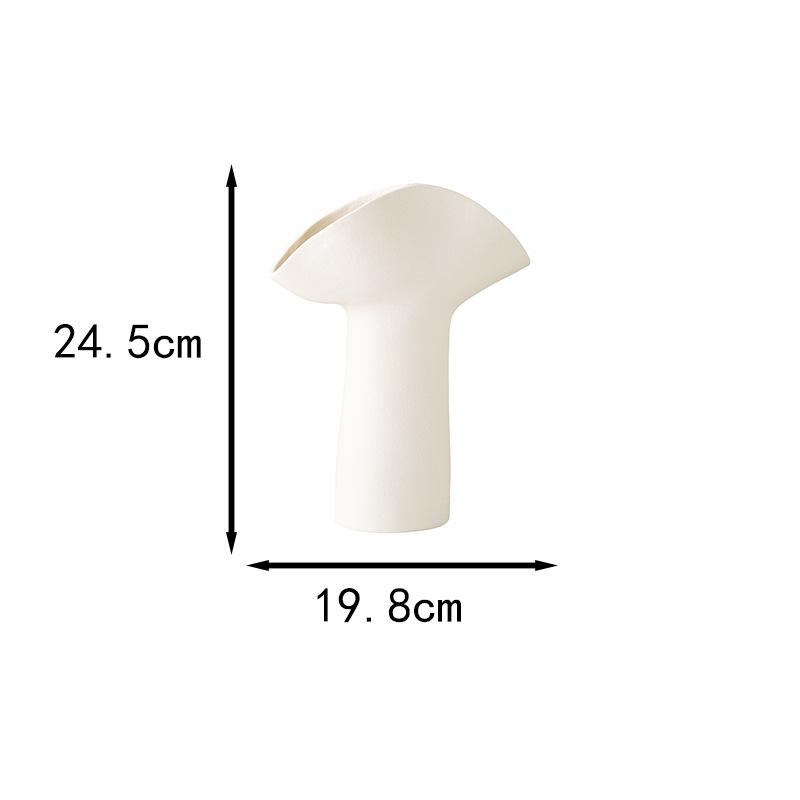 Creative Shapes Ceramic Vase Table Decoration Artwork Porcelain Floral Vases Artificial Flowers Decorative Flower Arrangement