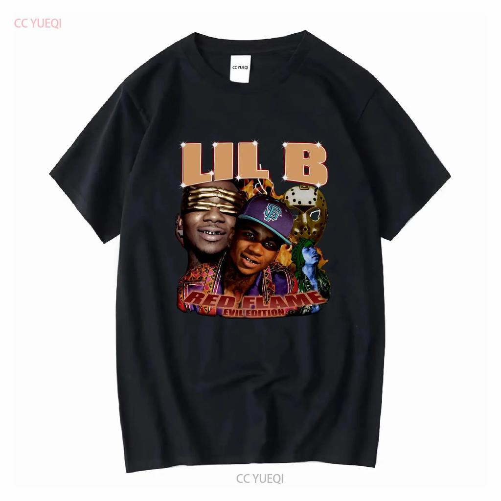 Lil B American Rapper Classic T Shirt long or short sleeves vintage Washed Stylish homme Stretched Versatile Unisex Soft