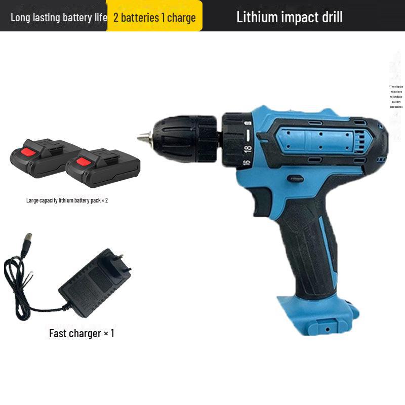 Elektro-Bohrschrauber-Schlagschrauber-Set mit zwei Geschwindigkeiten