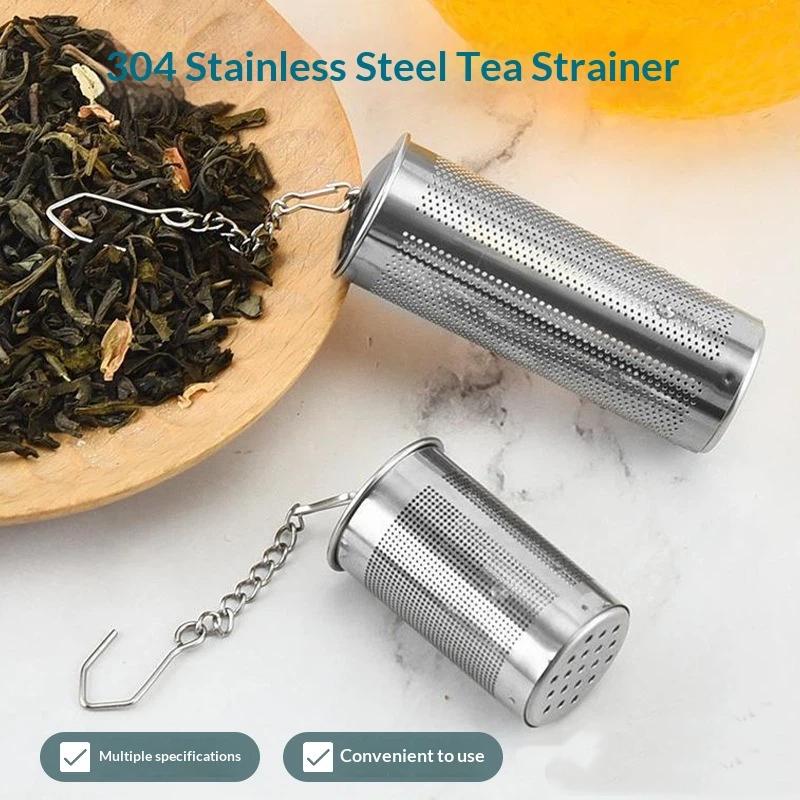 1Pcs Stainless Steel Tea Infuser Tea Leaves Spice Seasoning Ball Strainer Teapot Fine Mesh Coffee Filter Teaware Tea Strainer