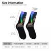 Arcane Vi und Jinx Anime Strümpfe Herren Socken Weich Atmungsaktiv Lustige Socken Frühling Skateboard Rutschfest Kundenspezifische Socken Geburtstagsgeschenk
