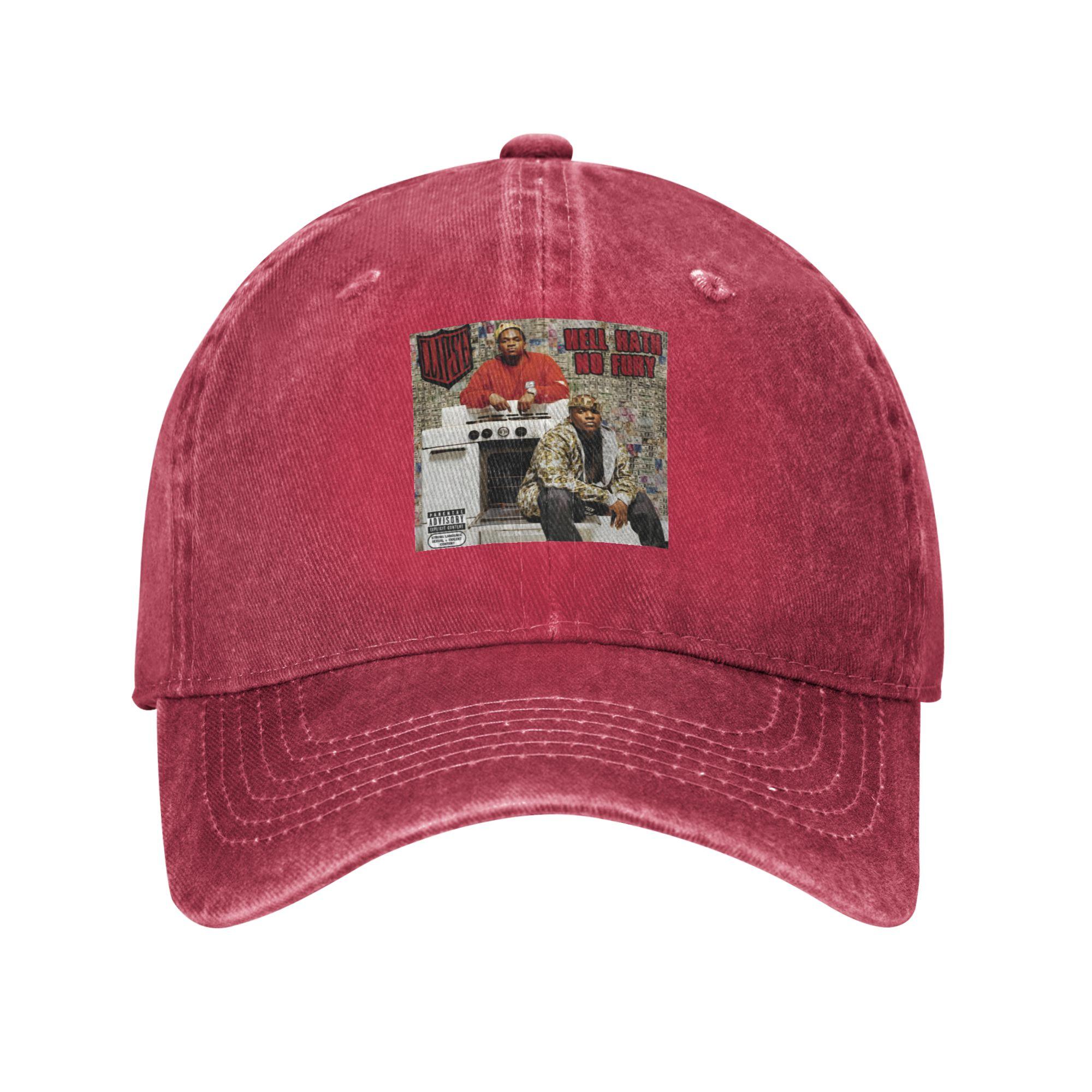Clipse Hell h No Fury Casual Gatherings Baseball cap Protects The Forehead Instagram Style Durable Denim Hat One Size