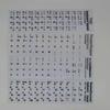 Multi-Language Keyboard Stickers Keyboard Decal Alphabet Button Layout Letter Protective Film