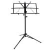 Foldable Music Sheet Tripod Stand Stainless Steel Desktop Music Stand Adjustable Holder With Bag Musical Instrument Accessories