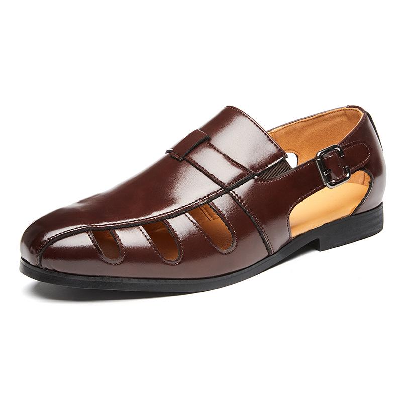 Herren Große Atmungsaktive Slip-on Fischer Sandalen - Sommerlich Lässig Europäischer & Amerikanischer Stil